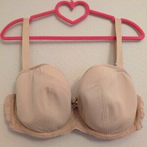 Curvy Kate 32G Daily Dream Biscotti Padded Half Cup Underwire Bra